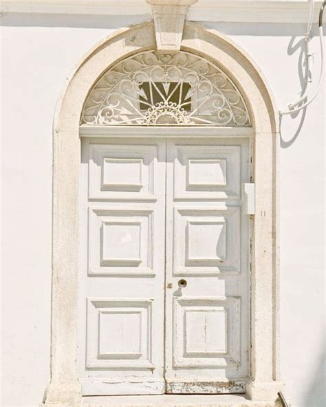 Door Photography White Door Print Doors Of Greece Pale Blue Etsy
