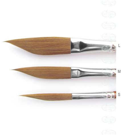 Pro Arte Artists Sword Liner Prolene Single Brushes Series 9a For