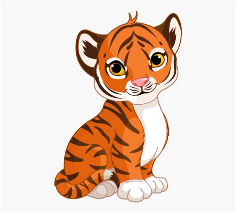 Tigre Cachorro Tigre De Dibujos Animados Tigre De Dibujos Animados