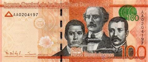 Dominican Republic 100 Pesos Dominicanos 2014 Vendido En Venta