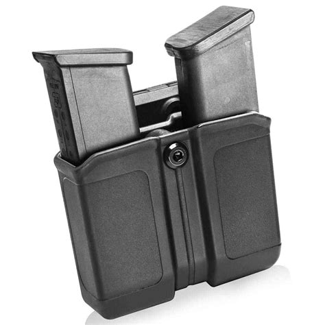 Tactical Molle Magazine Pouch 9mm 40 45 Nylon Double Pistol Mag Holder Holster High Quality