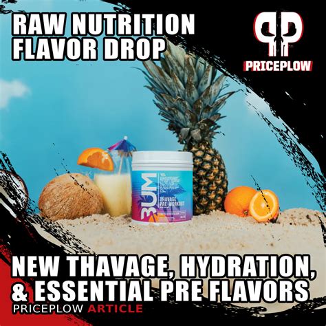 Raw Nutrition Huge September 2023 Flavor Drop Thaimedfood