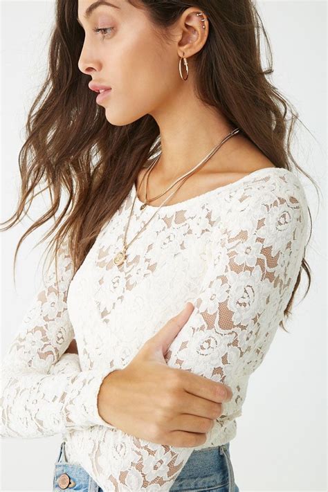Floral Lace Top Forever 21 Floral Lace Tops Lace Top Lace