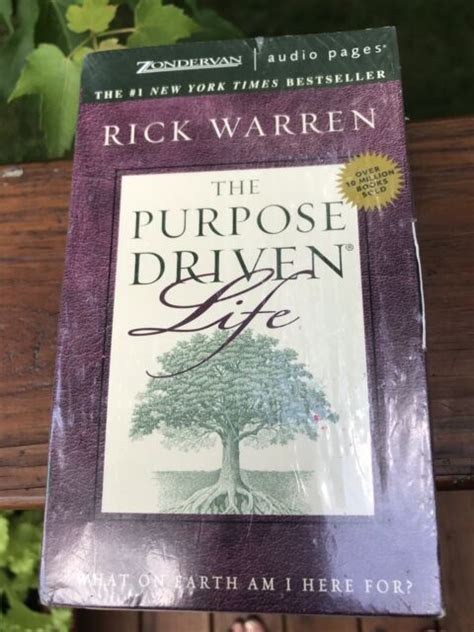 The Purpose Driven Life Audiobook By Rick Warren 2002 Cassette New