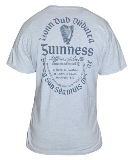Guinness Heathered Gaelic T Shirt At Jatrg6067
