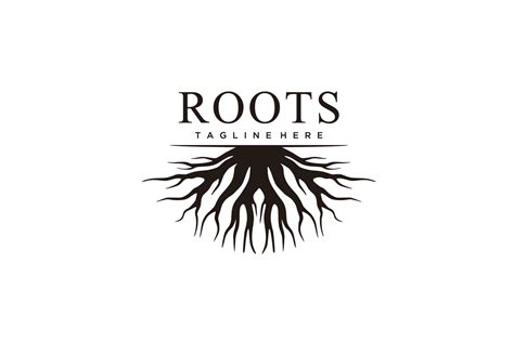 Abstract Root Tree Logo Design Vector Grafik Von Sore88 · Creative Fabrica