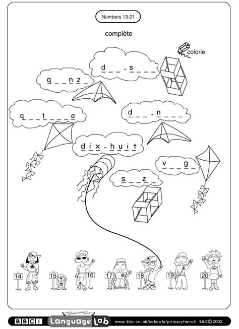 This is a printable activity to reinforce the lesson and. Primary French Printable worksheet