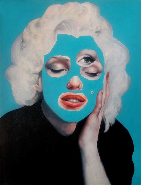 Surreal portrait of Marilyn Monroe by Krzysztof Stępniewski Surreal