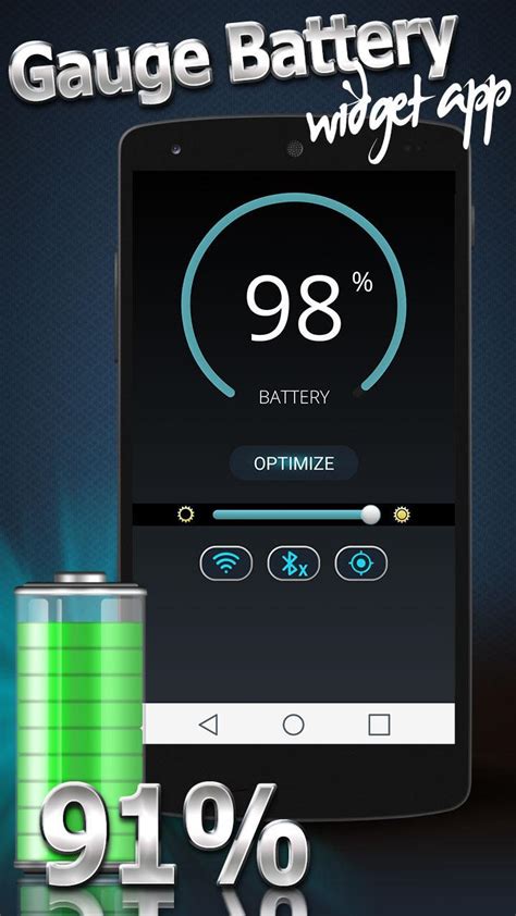 ดาวน์โหลด Gauge Battery Widget App Apk สำหรับ Android