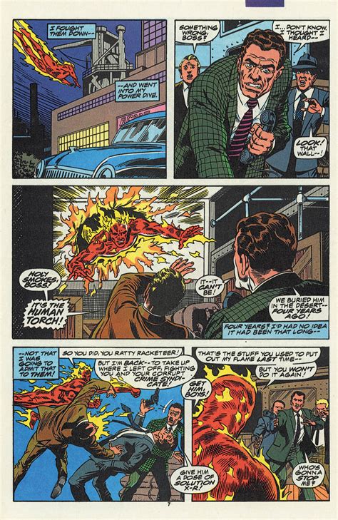 Read Online The Saga Of The Original Human Torch Comic Issue 4