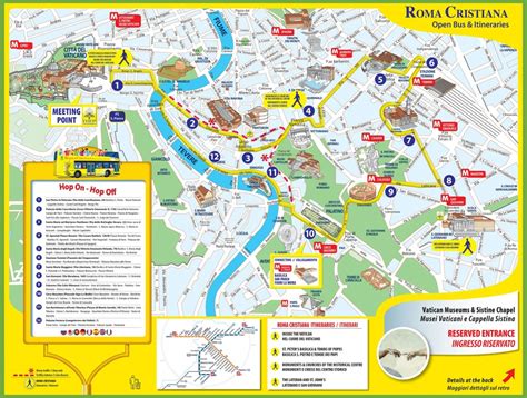 Tourist Map Of Rome City Centre Street Map Rome City Centre Printable