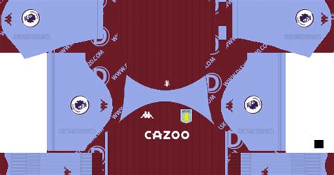 Pes 2021 premier league stadium pack. Aston Villa F.C. Kit 2020-2021 Kappa - Kit Dream League ...