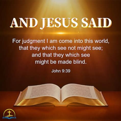 Spiritual Blindness John 939 Bible Verse Of The Day