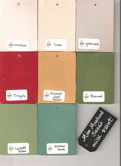 The first recorded use of mustard as a color name in english was in 1886. Miss Mustard Seed's Milk Paint
