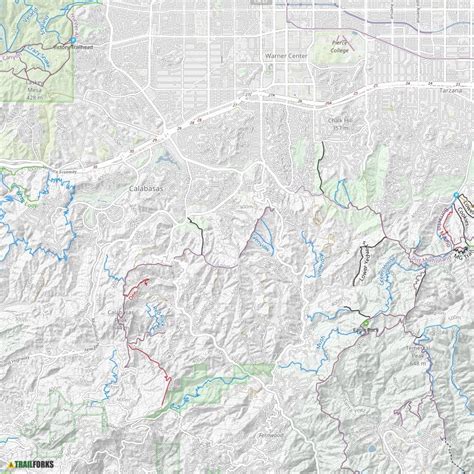 Woodland Hills California Mountain Biking Trails Trailforks