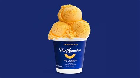 Van Leeuwens Kraft Macaroni And Cheese Ice Cream Hits Walmart Stores