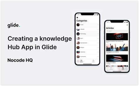 Creating A Knowledge Hub App In Glide