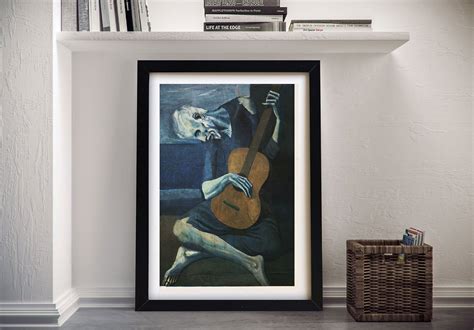 Buy The Old Guitarist By Pablo Picasso Fine Art Painting Print Online