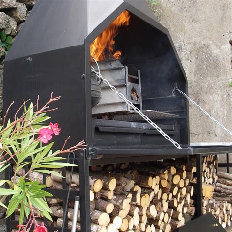 Barbecue pour grilloir a poser pour barbecue procéder pour enlever toute la fin ou d'incendie ! Braai barbecue à bois sud-africain FS1200 - prêt à poser ...