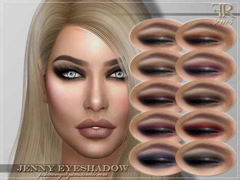 Frs Jenny Eyeshadow By Fashionroyaltysims Sims 4 Eyes