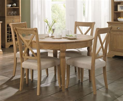 Shop our extensive range of gloss, marble, glass & wooden tables all with free delivery from fads. Hampstead Oak 120cm Extending Dining Table and Chairs - UK ...