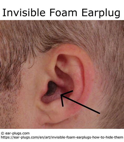 How To Make Foam Earplugs Invisible And Hide Them