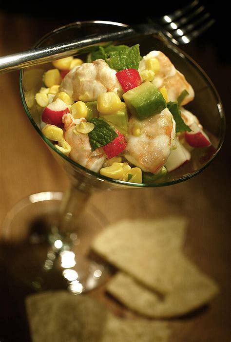 And no, this salad is technically not traditional ceviche. Recipe: Shrimp ceviche with radishes - LA Times Cooking