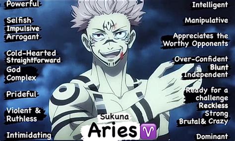 Aries Anime Characters Aries Zodiac Facts Zodiac Signs Villain