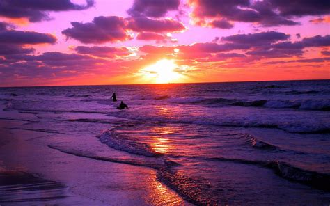 1186056 Sunlight Sunset Sea Reflection Beach Sunrise Evening