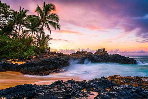 Secret Cove Beach Maui Hawaii Sunrise Photo Sunrise Photo Hawaii