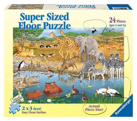 Ravensburger African Animals Floor Puzzle 24 Pieces Maya Toys