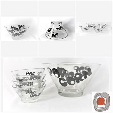 Maybe you would like to learn more about one of these? 1970s RETRO Glass Popcorn Bowl Set FAMILY Movie Night Fun ...
