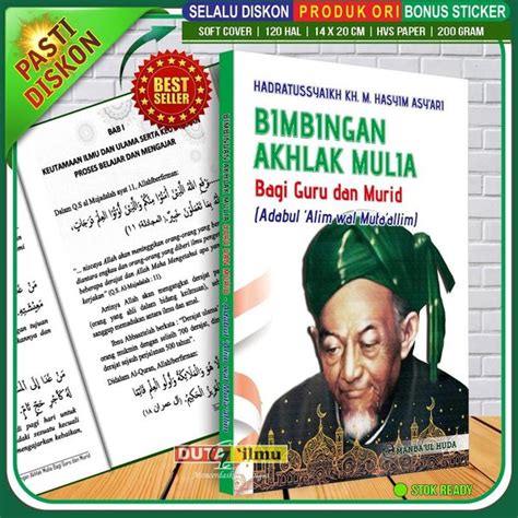 Jual Jual Terjemah Kitab Adabul Alim Wal Mutaallim Kh Hasyim Asyari