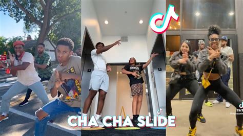 Cha Cha Slide Remix Tiktok Dance Challenge Compilation Youtube