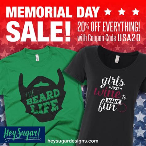 Shop Our Memorial Day Sale And Get 20 Off Everything Use Code Usa20 At Checkout And Get Some