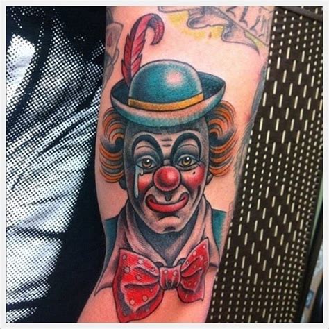100 Hilarious Clown Tattoos And Their Meanings