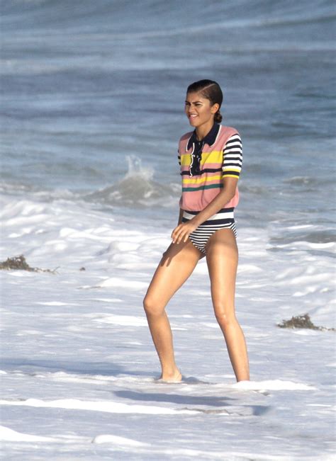 Zendaya Coleman Shooting A Music Video Beach In Santa Monica 812016