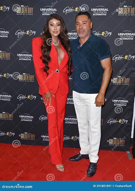 Oscar De La Hoya And Holly Sonders Editorial Photo Image Of 2023 Golden 291801891