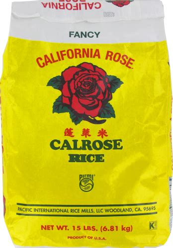 California Rose Calrose Rice 15 Lb Kroger