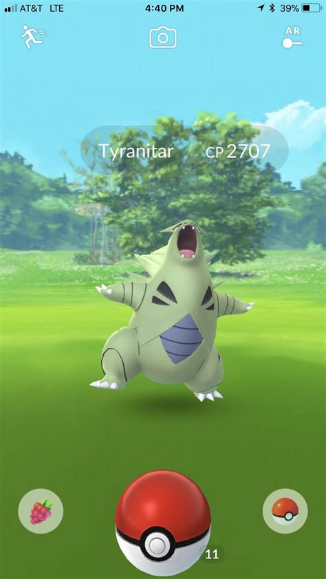 Great savings & free delivery / collection on many items. Screenshot Finally caught my first Tyranitar! | Pokemon ...