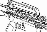 M16 Drawing Chambering Getdrawings sketch template