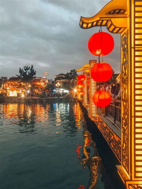 The Bridge Of Lights By Night In Hoi An Vietnam Beautiful Vietnam