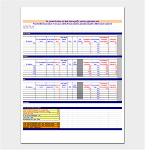 Ahp calculation excel template spreadsheetfree excel templateahp excel templateuser friend. 12+ Warehouse Inventory Templates (Free Examples & Samples ...