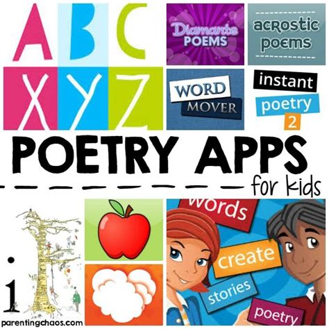 Poetry Apps for Kids ? Parenting Chaos