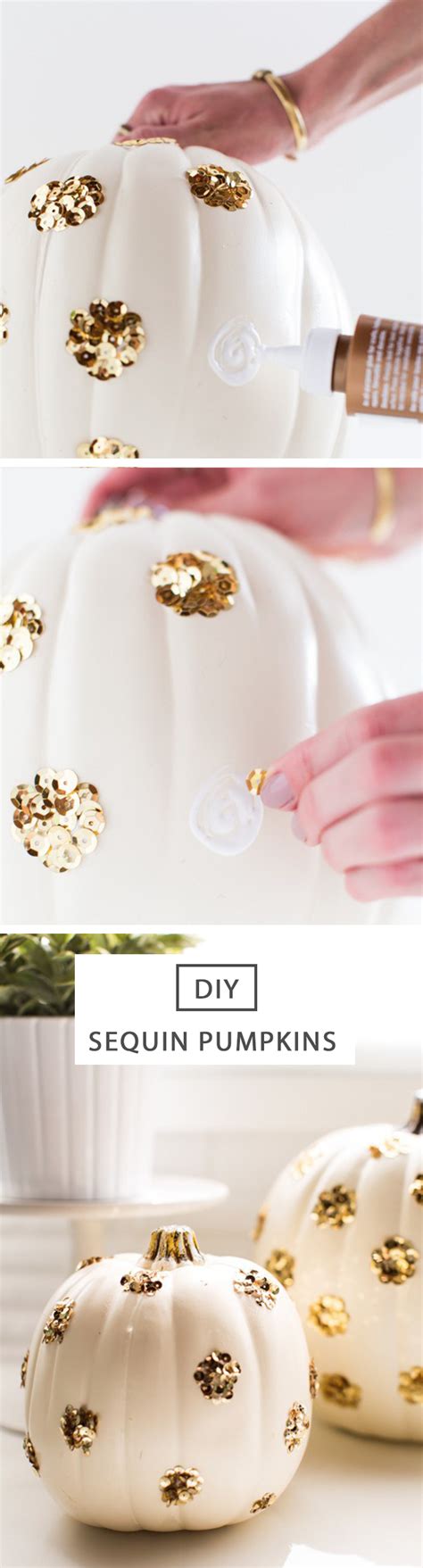 Diy Sequin Pumpkin Tutorial Perfect For Halloween Fall And