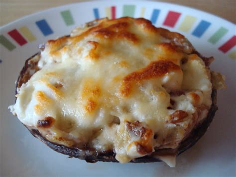 Bacon And Cheese Stuffed Portobello Mushrooms Recipe - Food.com