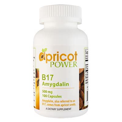 It was first used to treat cancer more than a century ago. B17 Amygdalin 500 mg Capsules | Apricot Power | Apricot Power