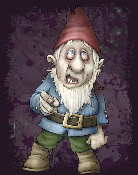 Zombie Gnome By Eggmungus On Deviantart Gnomes Halloween Graphics