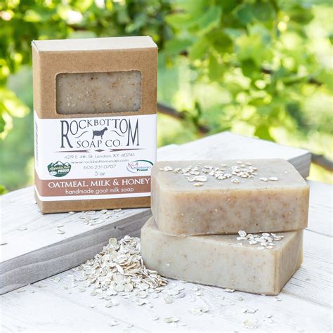 Oatmeal Goat Milk Soap Rock Bottom Soap