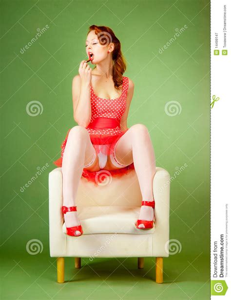 Pin Up Style Girl Royalty Free Stock Photography Image